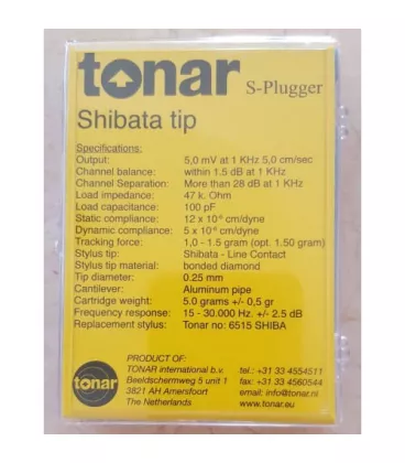 Головка звукознімачів, тип ММ: Tonar S-Plugger T4P (Shibata tip)