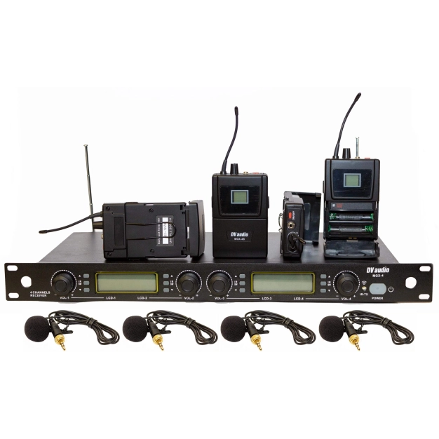 Радиосистема DV audio MGX-44B c петличными микрофонами