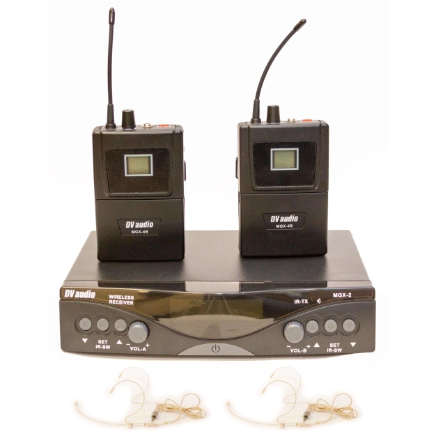 Radio system DV audio MGX-24B with headsets