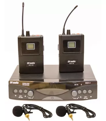 Радіосистема DV audio MGX-24B із петличними мікрофонами