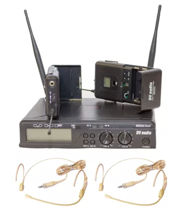 Радіосистема DV audio BGX-24 Dual із гарнітурами