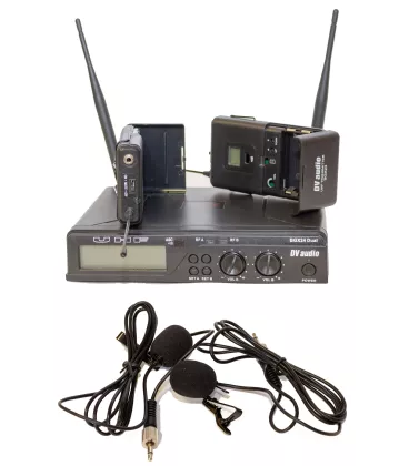 Радіосистема DV audio BGX-24 Dual з петличними мікрофонами