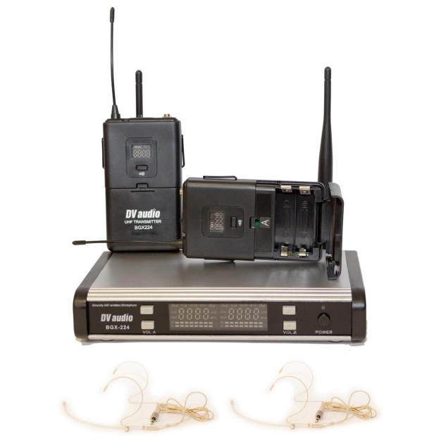 Радіосистема DV audio BGX-224 Dual з гарнітурами