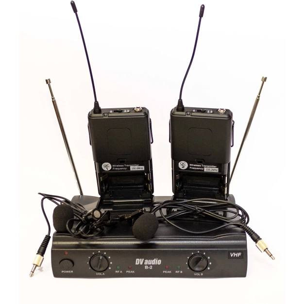 Радіосистема DV audio B-2 з петличними мікрофонами