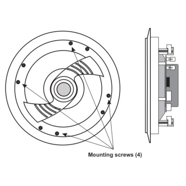 Вбудована акустична система Channel Vision IC612
