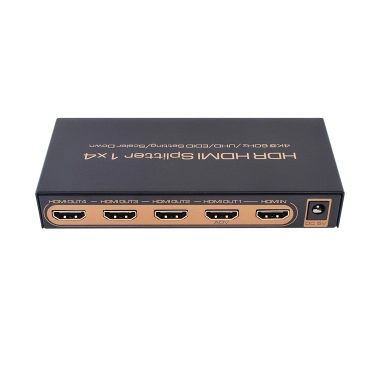 HDMI спліттер AirBase K-SP144KEDID 1x4 4K 60Hz /UHD/EDID Setting/Scaler Down