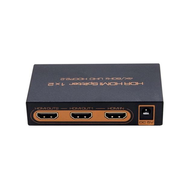 HDMI спліттер 1х2 2.0 4K/60Hz AirBase K-SP124K