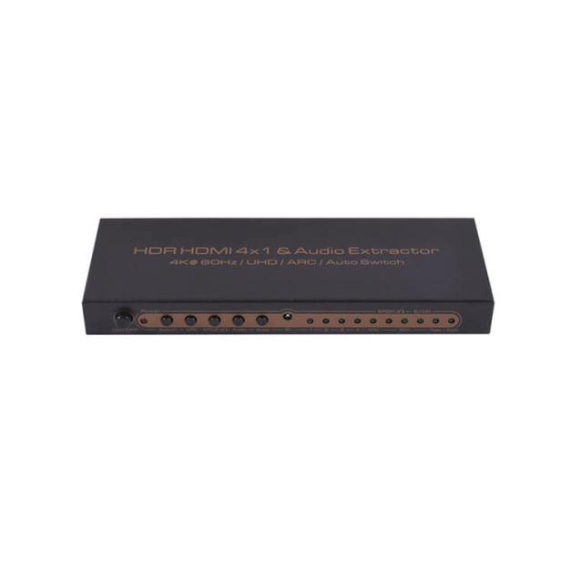 AirBase K-SW41A4K - HDMI Комутатор 4x1 4K Аудіо