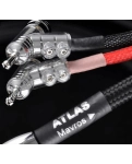 Кабель акустич: Atlas Mavros 2 m з бананами Expanding Rhodium Plug