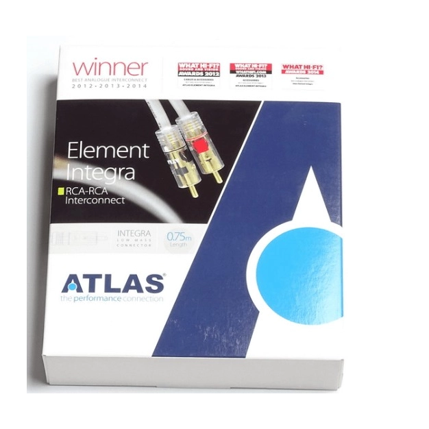 Кабель міжблочний Atlas Equator Integra (RCA-RCA) 0.75m Кабель міжблочний Atlas Equator Integra (RCA-RCA) 0.75m