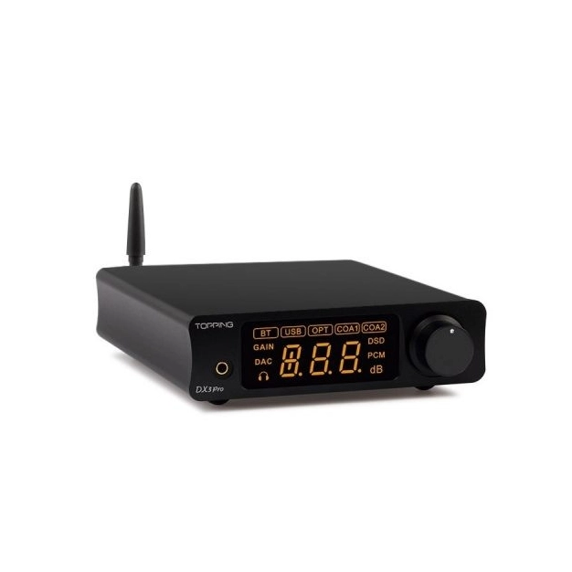 ЦАП+підсилювач Topping DX3 PRO Black v2