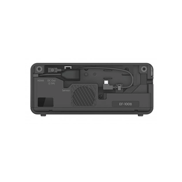 Проектор Epson EF-100B (3LCD, WXGA, 2000 lm, LASER), чорний Проектор Epson EF-100B (3LCD, WXGA, 2000 lm, LASER), чорний