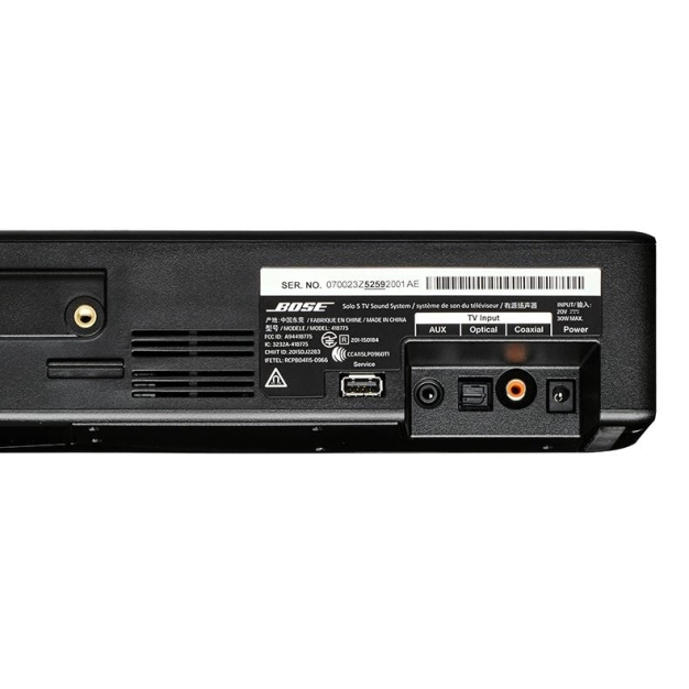 Bose Solo 5 TV sound system black