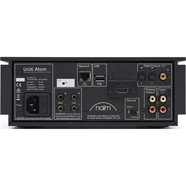 Мережевий плеєр Naim Uniti Atom Black Мережевий плеєр Naim Uniti Atom Black