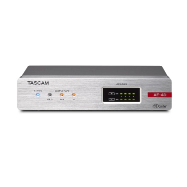 4-х канальний Dante перетворювач Tascam AE-4D
