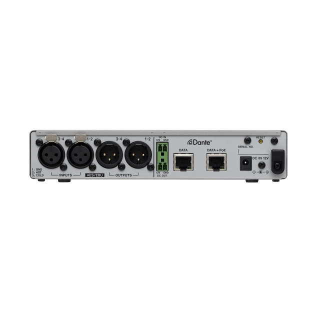 4-х канальний Dante перетворювач Tascam AE-4D 4-х канальний Dante перетворювач Tascam AE-4D
