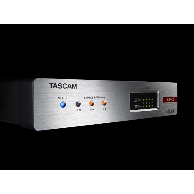 4-х канальний Dante перетворювач Tascam AE-4D 4-х канальний Dante перетворювач Tascam AE-4D