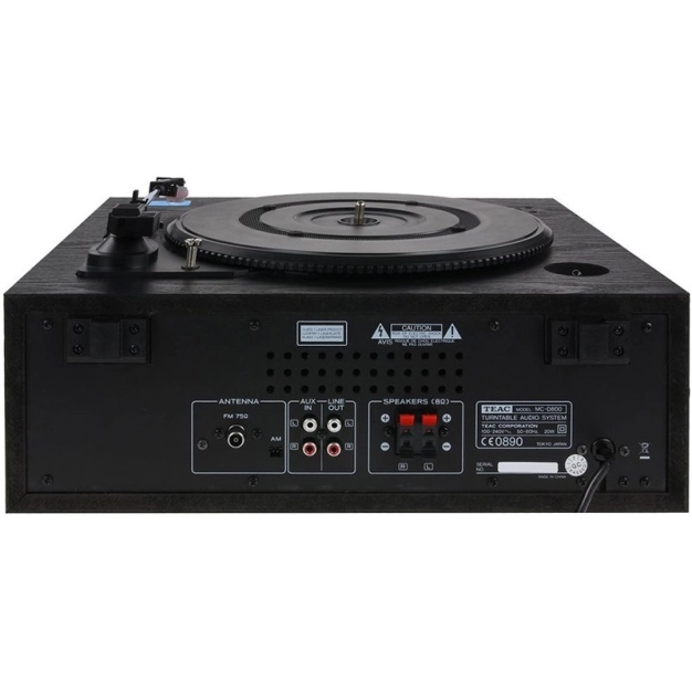 Вініловий програвач TEAC MC-D800-B Black