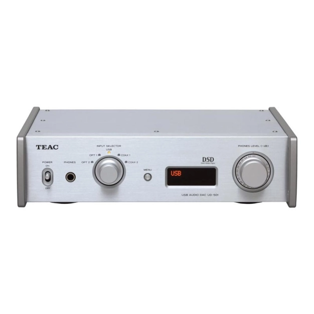 Цифро-аналоговий перетворювач TEAC UD-501-S Silver