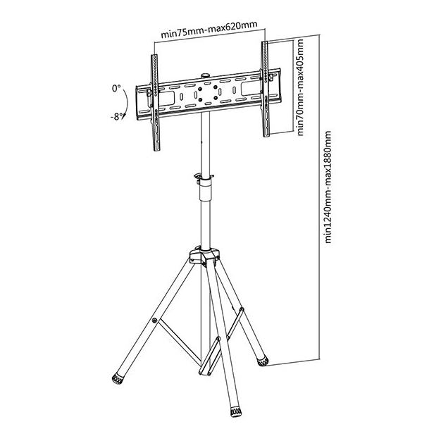 Стійка під телевізор iTECHmount FS08-46T