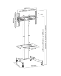 Кронштейн-стійка під ТВ iTechmount T 1030 Т