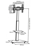 Кронштейн-стійка під ТВ iTechmount FS01G