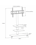 Кронштейн-стійка під ТБ iTechmount T3001