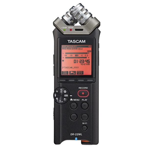 Портативний PCM/MP3 рекордер з керуванням по WiFi Tascam DR-22WL