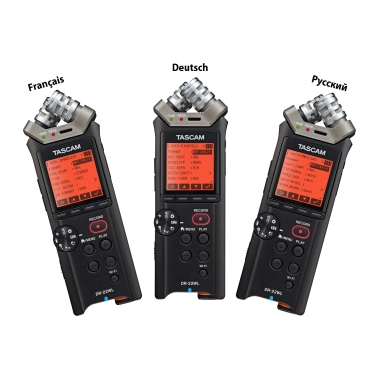 Портативний PCM/MP3 рекордер з керуванням по WiFi Tascam DR-22WL