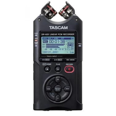 Цифровий 4-х канальний диктофон та аудіоінтерфейс USB Tascam DR-40X
