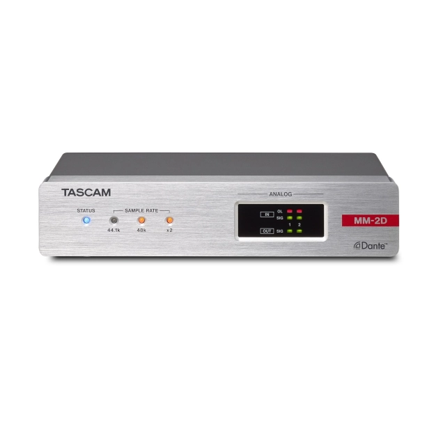 2-канальний Dante перетворювач MM-2D-E Tascam 2-канальний Dante перетворювач MM-2D-E Tascam