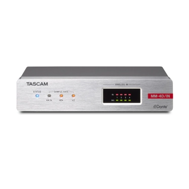 4-канальний аналоговий Dante конвертер MM-4D/IN-X Tascam