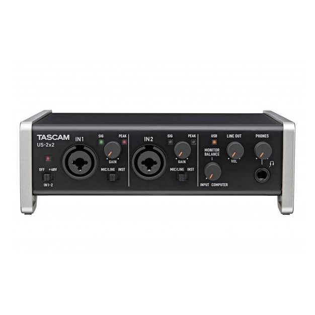 Студійний комплект для запису Tascam US-2x2TP Студійний комплект для запису Tascam US-2x2TP