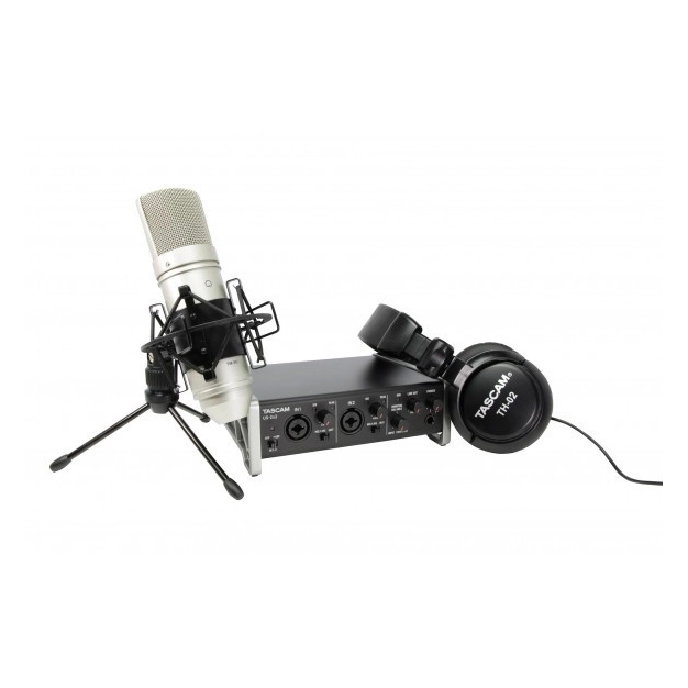Студійний комплект для запису Tascam US-2x2TP Студійний комплект для запису Tascam US-2x2TP