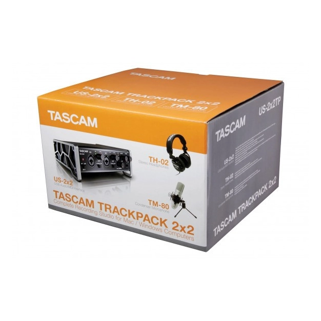 Студійний комплект для запису Tascam US-2x2TP Студійний комплект для запису Tascam US-2x2TP