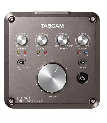 USB аудіоінтерфейс із функцією мікшера Tascam US-366
