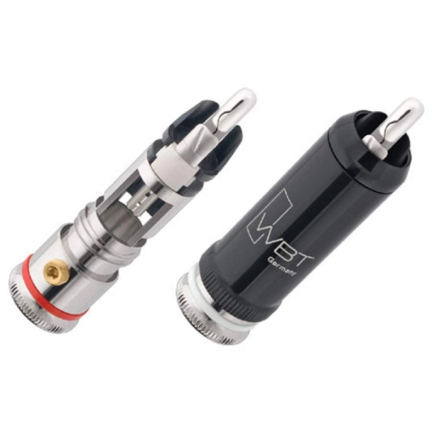 RCA роз'єм WBT-0102 Ag KIT RCA роз'єм WBT-0102 Ag KIT