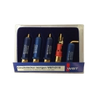 Комплект RCA роз'ємів WBT-0110 Cu KIT 4 шт Комплект RCA роз'ємів WBT-0110 Cu KIT 4 шт