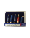 Комплект RCA роз'ємів WBT-0110 Cu KIT 4 шт