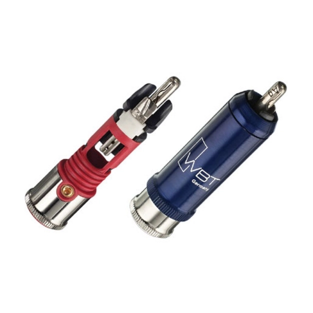 Роз'єм RCA WBT-0110 Ag Red/White Роз'єм RCA WBT-0110 Ag Red/White