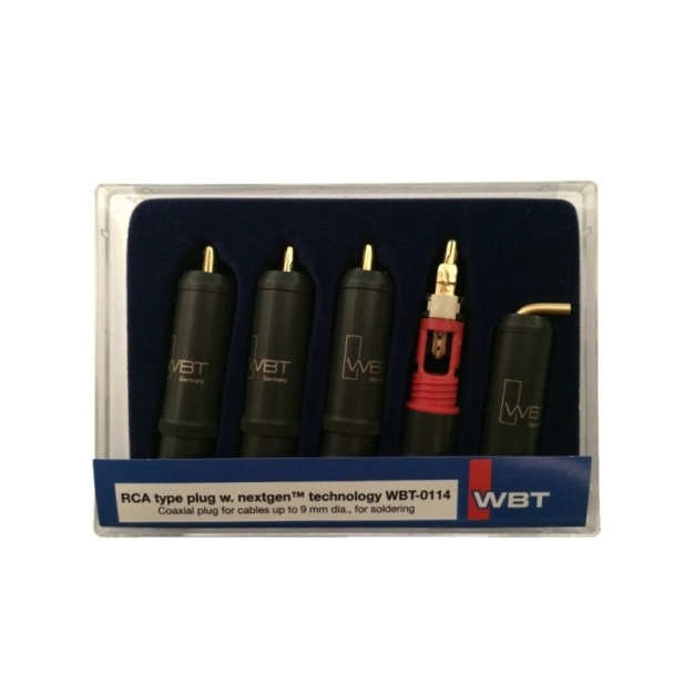 Комплект RCA разъёмов WBT-0144 KIT (4 шт)