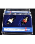 Комплект RCA роз'ємів WBT-0210 Cu Ms KIT