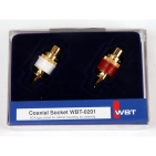 Комплект RCA роз'ємів WBT-0201 KIT (2 шт) Комплект RCA роз'ємів WBT-0201 KIT (2 шт)