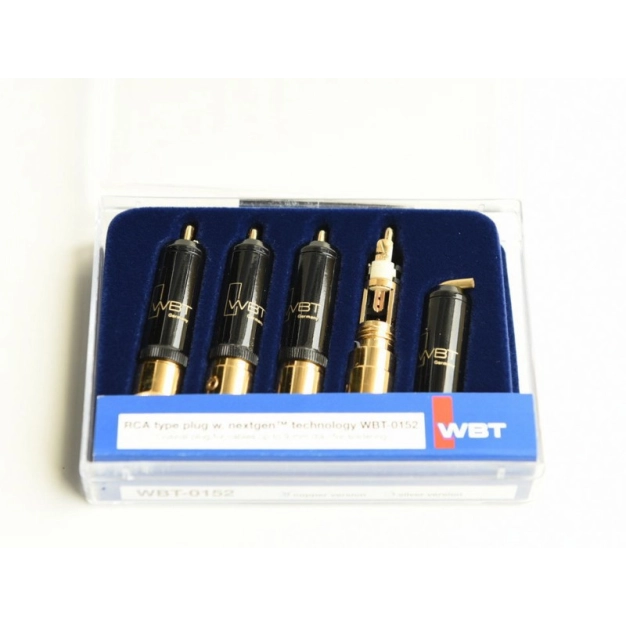 Комплект RCA разъёмов WBT-0152 Cu KIT (4 шт)