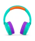 Дитячі накладні бездротові навушники JBL Headphones Kids JR300BT Tropic Teal