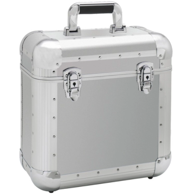 Кейса для платівок Reloop 80 Record Case Silver