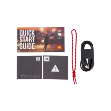 Портативна акустика із захистом від води JBL Multimedia Flip 5 Red