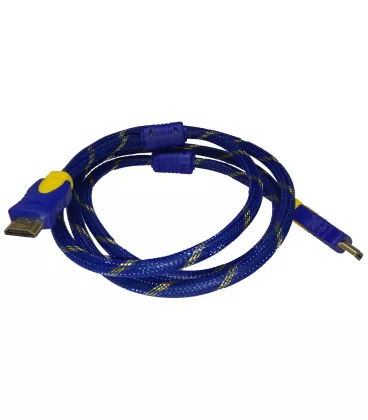 Кабель HDMI v1.4 AirBase 1.5 м Blue-Yellow (LT-H04)