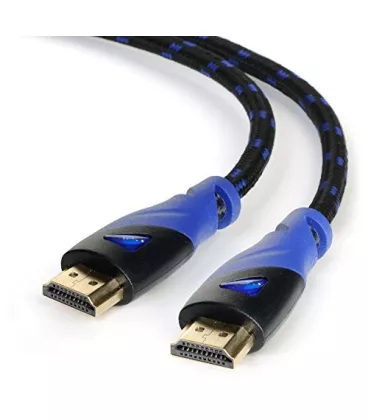 Кабель HDMI v1.4 Aurum 0.45 м Black-Blue (AU-1.5)