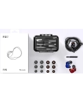 Headphones FIIO FA1 Blue Red